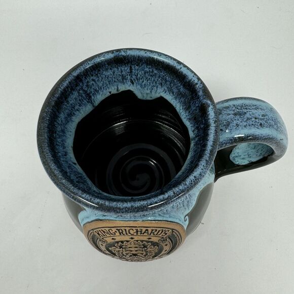 King Richard's Faire 2007 Coffee Mug Stein Cup Souvenir Grey Fox Pottery USA - Picture 3 of 5